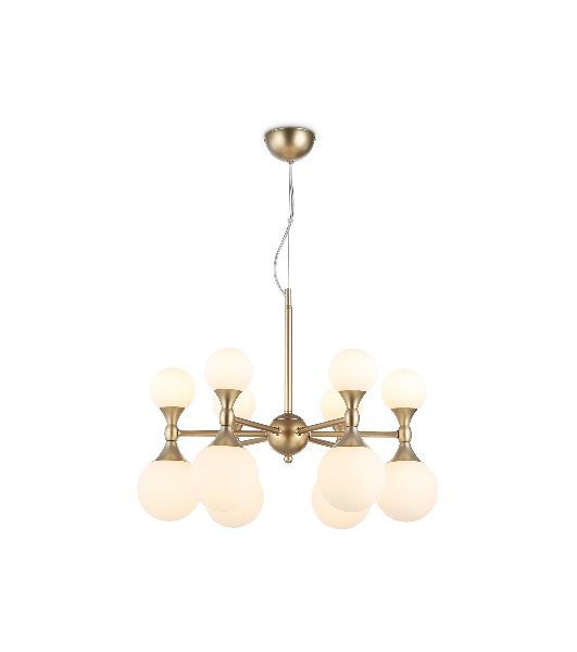 Люстра Ambrella light LH51050/12 GD/FR золото/белый матовый G9*12 max 28W D550*450