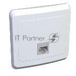 Розетка компьютерная 1-м СП Этюд RJ45 бел. SchE KOMC-001B