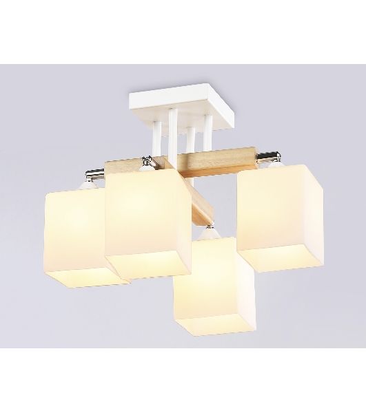 Светильник Ambrella light TR9512/4 WH/CH/FR белый/хром/белый матовый E27*4 max 40W D567*266