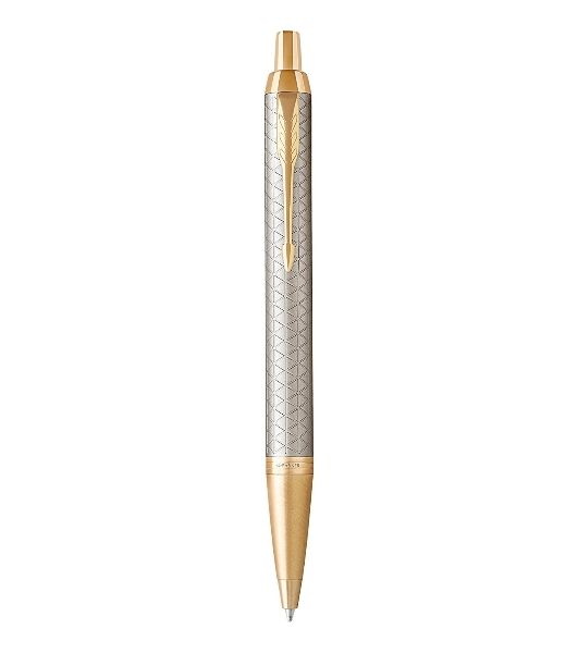 Ручка шариковая Parker IM Premium K323 (CW1931687) Grey GT, M, синие чернила, подарочная коробка