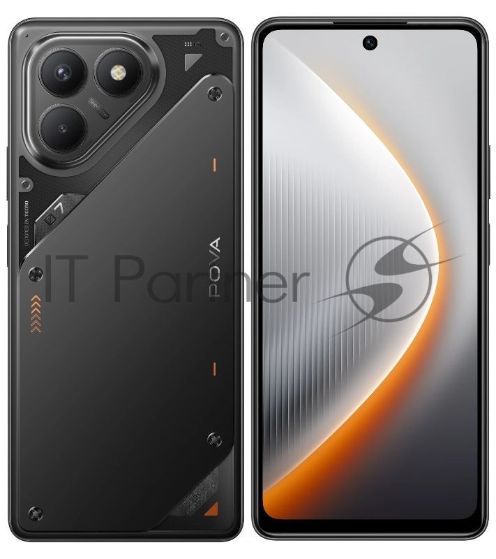 Смартфон Tecno POVA 7 Neo 8/128Gb, черный