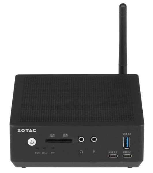 Платформа системного блока с ЦПУ Zotac ZOTAC ZBOX NANO, SFF, FANLESS, i7-1355U, 2 DDR5 SO-DIMM, M.2 SSD, 2.5"; SATAIII BAY, 2 GLAN, WIFI, BT, USBDRV, DP/HDMI, EU+UK PLUG