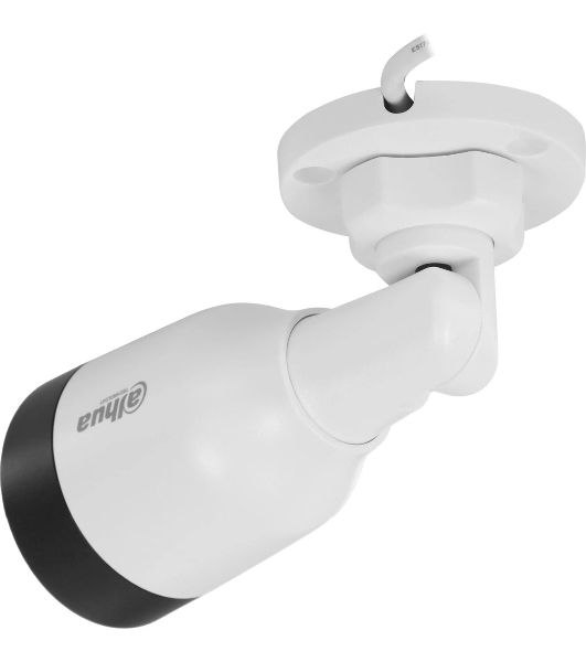 Уличная цилиндрическая IP-видеокамера Dahua DH-IPC-HFW1230S1P-0280B-S6 2Мп, 1/2.8” CMOS, объектив 2.8мм, детектор человка, ИК-подсветка до 30м, IP67, корпус: металл, пластик