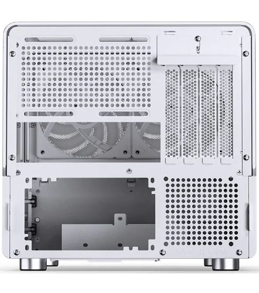 Корпус Jonsbo V12, Micro-Tower, белый, 2 x 120 мм