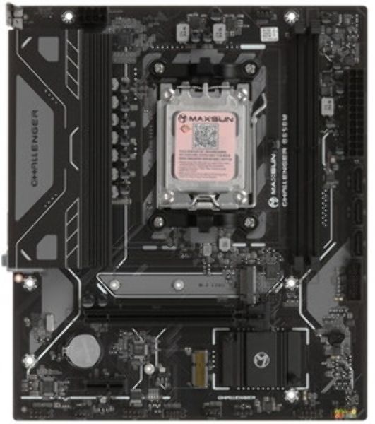 Материнская плата MAXSUN MS-Challenger B650M-K WIFI, AM5, B650, 2*DDR5, 2*SATA3, M.2, USB 3.2, USB 2.0, 2*PCIEx16, HDMI, mATX