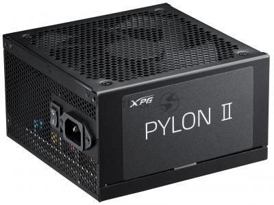 Блок питания ADATA XPG PYLON II BRONZE 750W, 750Вт, 80+ Bronze, 135мм, немодульный, черный