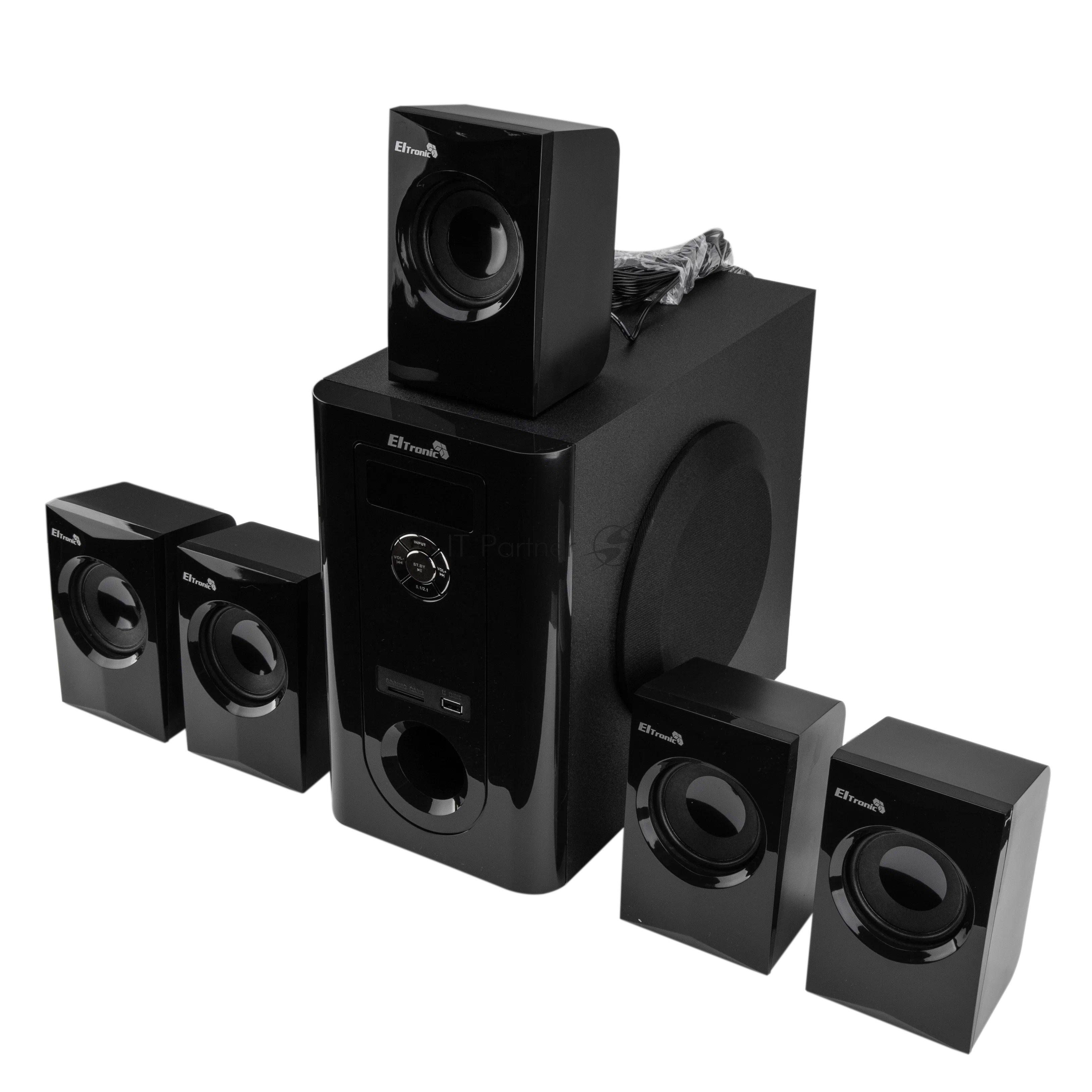 Акустическая система 5.1 ELTRONIC (30-89) HOME SOUND черный