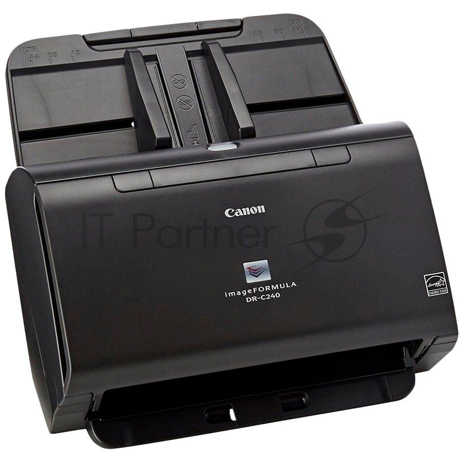 Сканер Canon DR-C240 (0651C003), протяжный, A4, CIS, 600x600 dpi, 45(30)ppm, ADF 60, Duplex Color, USB 2.0