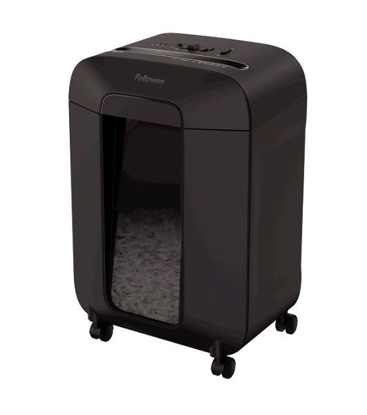 Шредер Fellowes PowerShred LX85 (секр.P-4)/перекрестный/12лист./19лтр./скрепки/скобы/пл.карты