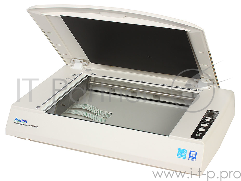Сканер Avision FB2280E, планшетный, A4, CCD, 600x600 dpi, USB 2.0, для сканирования книг
