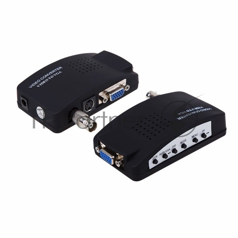 Конвертер Rexant BNC\RCA + S-video на VGA (в комплекте переходник гн. BNC – шт. RCA)
