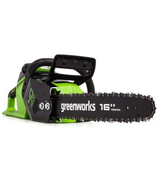 Цепная пила Greenworks GD40CS18 аккум. 1800Вт 2.4л.с. дл.шины:16" (40cm) 1аккум. 8Ач ЗУ (2005807UH)