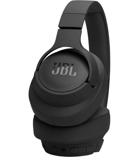 Беспроводные/проводные наушники JBL Tune 770NC черный, полноразмерные, Bluetooth + проводной, адаптивное шумоподавление, до 70 ч