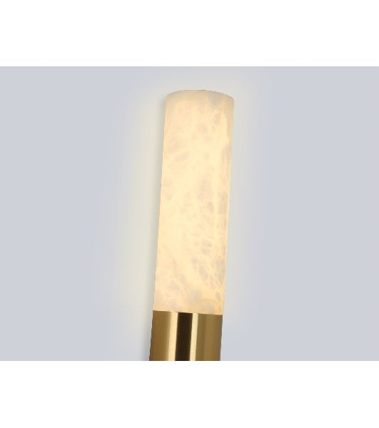 Настенный светильник Ambrella light LH53688 BS/WH латунь/белый 6W 3000K 85*60*300