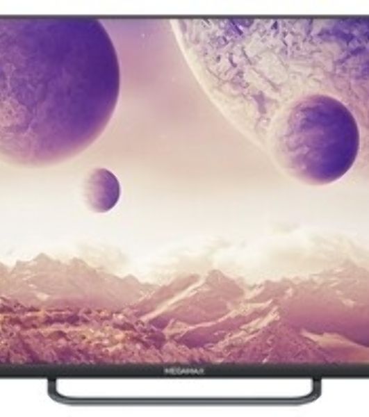 Телевизор MEGAMAX 50" 50MG11USM черный DLED UHD 60Hz Smart TV
