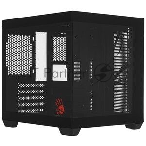 Компьютерный корпус Bloody CC-121 черный без БП mATX 7x120мм 1xUSB 2.0 1xUSB 3.0 audio
