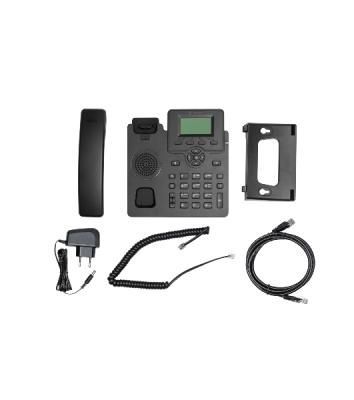 IP-телефон Flat-Phone C10: 2 SIP-аккаунта, 2 порта 10/100BASE-T (RJ-45), ЖК-дисплей, PoE, адаптер питания 220В, ТОРП