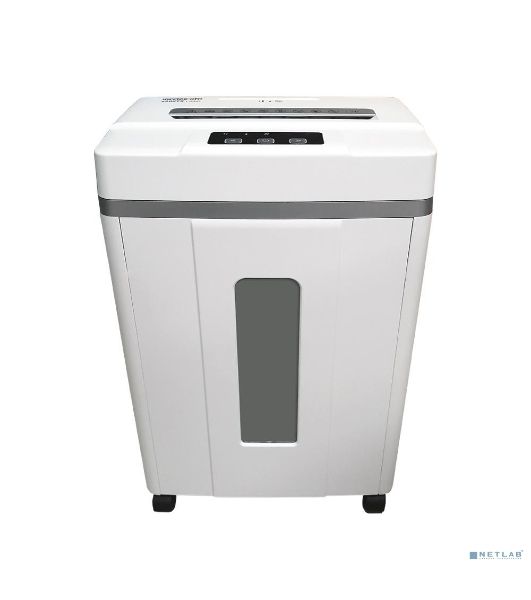 Шредер Office Kit S200TSCD 0,8x2 белый (секр.P-7) фрагменты 6лист. 25лтр. скобы пл.карты CD