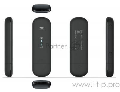 Модем 2G/3G/4G ZTE MF79RU USB Wi-Fi Firewall +Router внешний черный