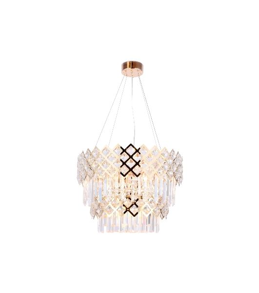 Светильник Ambrella light TR5275/8 GD/CL золото/прозрачный E14/8 max 40W D520*880