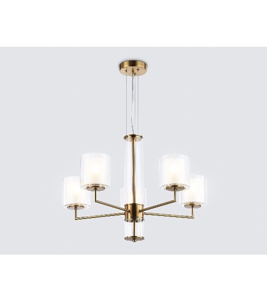 Люстра Ambrella light LH56011/5 BS/FR латунь/белый матовый E14*5 max 40W D640*1260