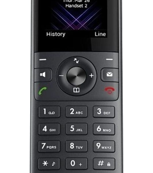 Телефон DECT-трубка Yealink W74H черный