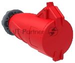 Розетка переносная IEK PSN22-032-4 ССИ-224 32А-6ч/380-415В 3Р + РЕ IP44 MAGNUM IEK