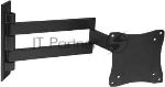 Кронштейн ARM Media LCD-7101 черный для LCD/LED ТВ 10"-26", настенный, 4 степени свободы, VESA 75/100, max 15 кг