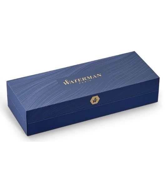 Ручка роллер Waterman Hemisphere (CWS0920350) Steel GT F черн. черн. подар.кор.