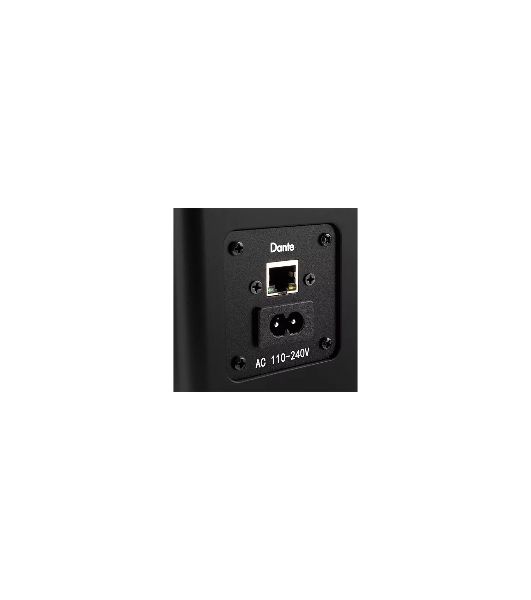 Звуковая колонна Intrend ITSPK-43DA-B активная 4x3", усилитель 2х120 Вт, входы DANTE + аналоговый (тюльпан), SPL 107dB, 80Hz18kHz, 20°х120° (VхH), вес 5.3кг, черный, крепление в комплекте, (цена за 1шт., продается парами)