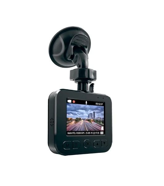 Видеорегистратор Navitel R300, 1920x1080, 2", GPS, G-сенсор, датчик движения, GPS-информатор