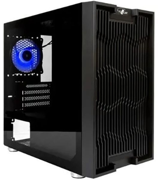 Компьютерный корпус Minitower mATX Eurocase 00-01003410 M07 3ARGb черный без БП закаленное стекло USB 3.0