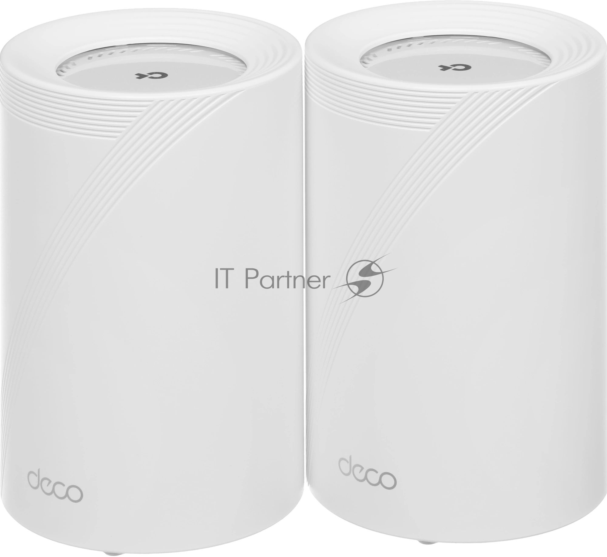 Бесшовный Mesh роутер TP-Link Deco BE65 Pro (DECO BE65 PRO(2-PACK)) BE9300 100/1000/2500/5000BASE-T белый (упак.:2шт)
