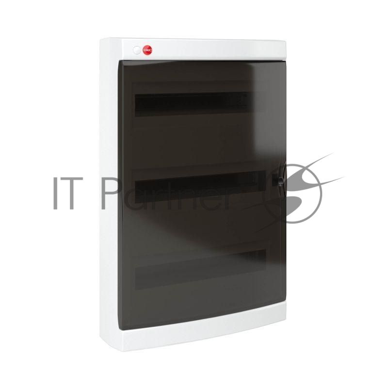 Щиток 54 (3х18) мод. настен. IP41 с дверцей ДКС 84654
