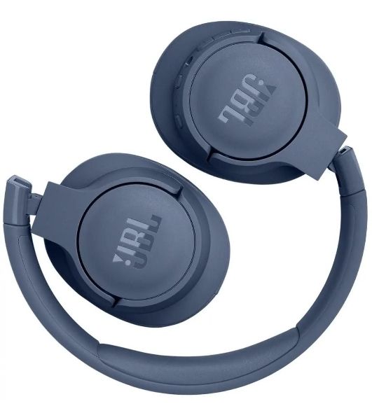 Беспроводные/проводные наушники JBL Tune 770NC синий, полноразмерные, Bluetooth + проводной, активное шумоподавление, до 70 ч