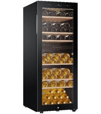 Винный шкаф Haier FWC77GDAE1 черный, 190 л, 2 отсека, 77 бут., класс A Винный шкаф Haier FWC77GDAE1 черный, 190 л, 2 отсека, 77 бут., класс A