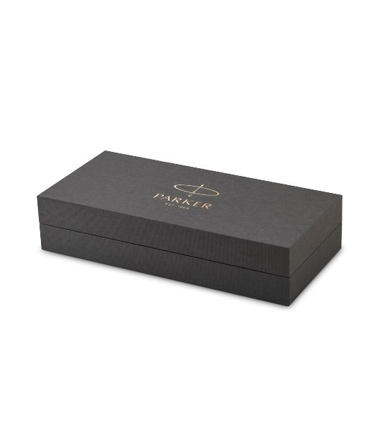 Ручка шариковая Parker Sonnet Core K527 (CW1931507) Stainless Steel GT, M, черные чернила, подарочная коробка