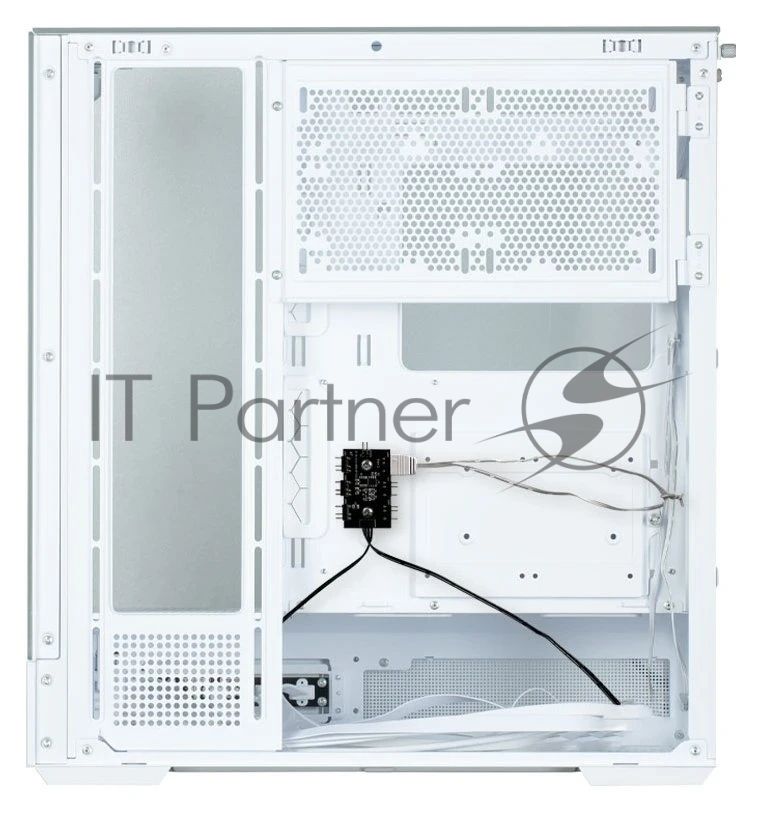 Компьютерный корпус ZALMAN P40 Prism Plus, ATX, белый, WINDOW, 3xCombo (3.5'' or 2.5"), 1xUSB TYPE-C, 2xUSB 3.0, SIDE 3x120мм ARGb, REAR 1x120мм ARGb