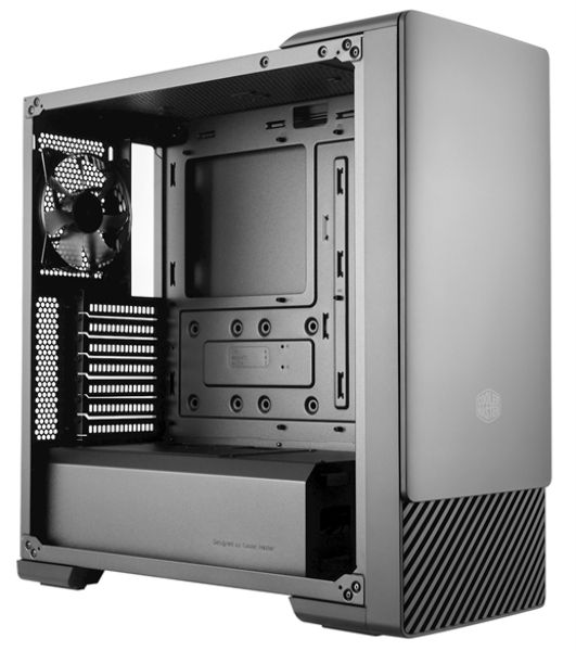 Компьютерный корпус без блока питания Cooler Master Elite 500, 2xUSB3.2, 1x120Fan, w/o PSU, Black, w/o ODD, Window TG left panel, ATX