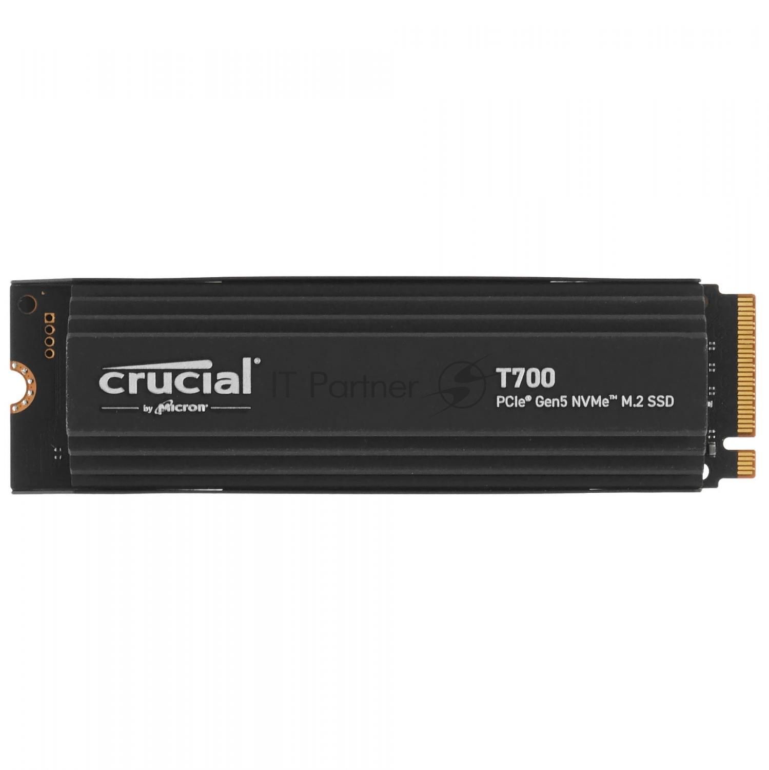 Накопитель SSD Crucial T700 2Tb PCIe Gen5 NVMe M.2 SSD with heatsink CT2000T700SSD5