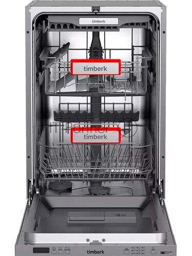 Посудомоечная машина Timberk Set&Dry T-DW45BI103 серебристый (узкая)