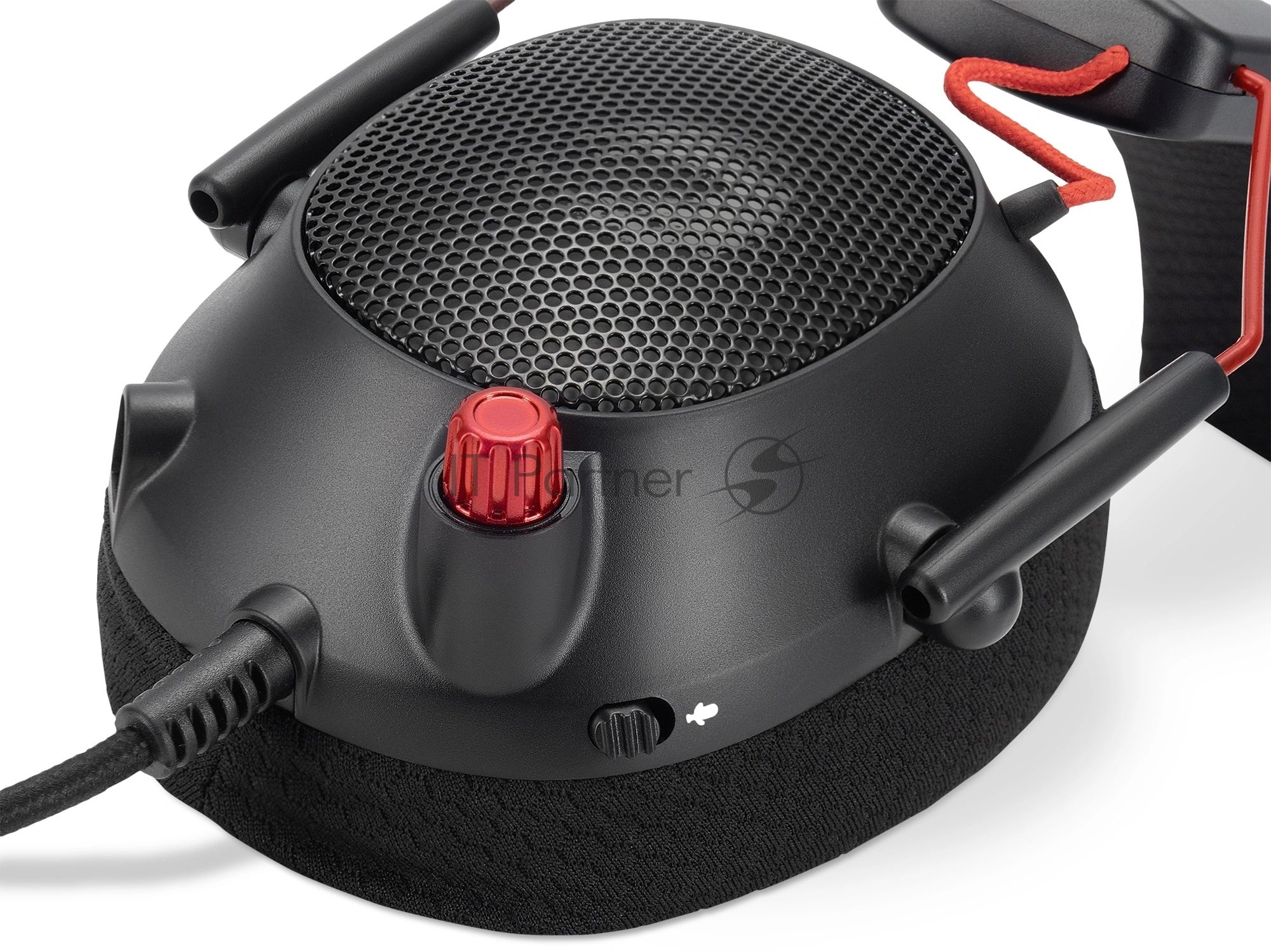 Гарнитура Oklick HS-L305G чёрный, проводная, USB, подсветка