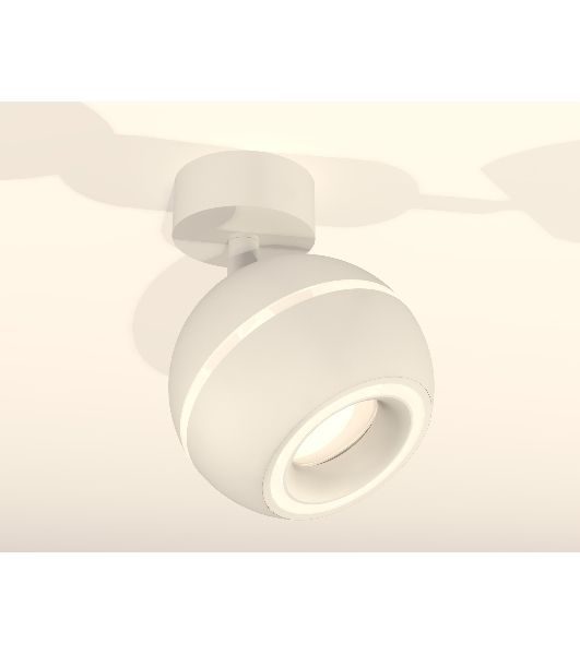 Комплект поворотного светильника Ambrella light XM1101015 SWH белый песок MR16 GU5.3 LED 3W 4200K (A2202, C1101, N7110)