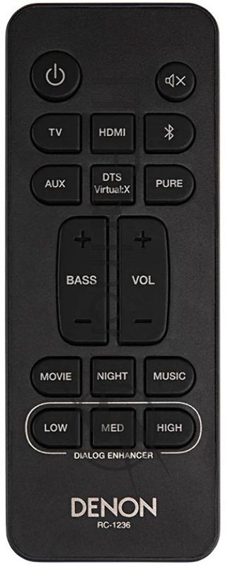 Саундбар Denon DHTS216BKE2 2.1 120Вт черный