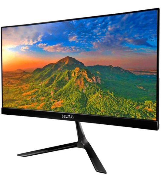 Монитор 23.8" БЕШТАУ M24FHD VA 1920x1080, 75 Гц, 5 мс, 16:9, 250 кд/м², DP 1.2, HDMI 1.4, VGA, 3.5 Jack, динамики (2x2 Вт), черный