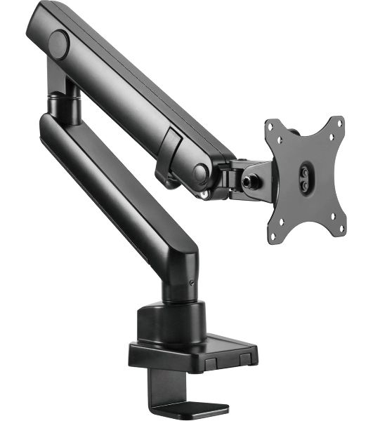 Кронштейн для мониторов Ultramounts UM709 черный 17"-32" макс.8кг крепление к столешнице поворот и наклон