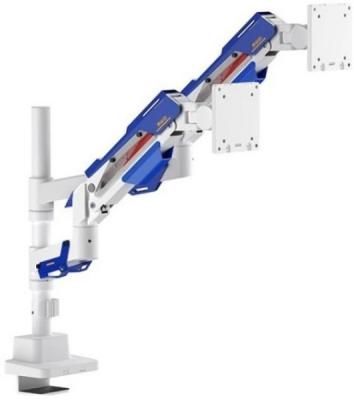 Кронштейн для мониторов Ultramounts UM744WB белый/синий 24"-57" макс.27кг крепление к столешнице поворот и наклон