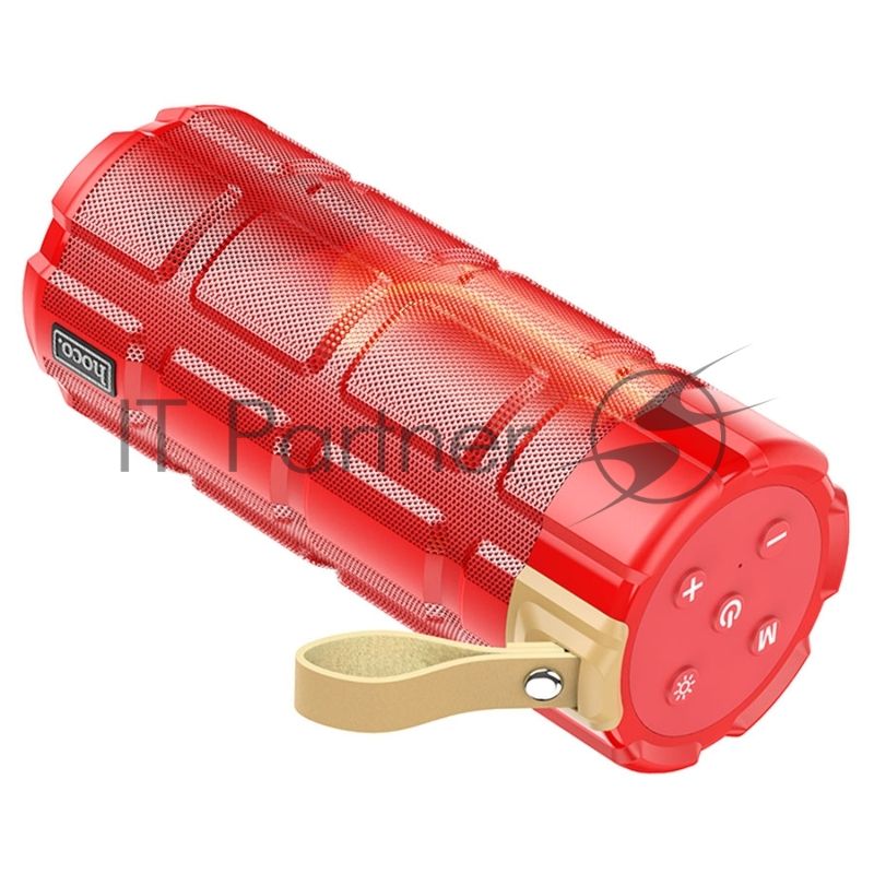 Портативная колонка HOCO HC7 красный LED подсветка