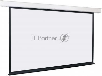 Экран с электроприводом Lumien Master Control 208х300 см (раб. область 164х292см) (122") High Contrast черная кайма сверху 40 см 16:9