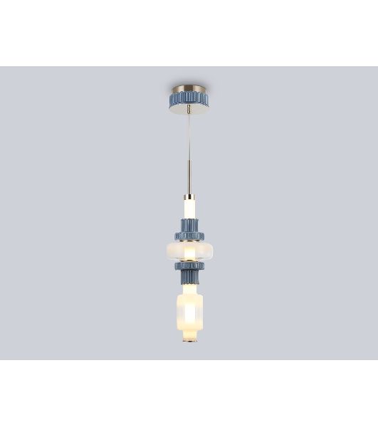 Светильник Ambrella light LH53121 GD/WH/GB золото/белый/серо-синий 19W 3000K D160*1880